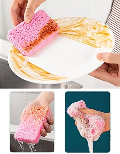 12-Piece Natural Kitchen Sponges for Kids