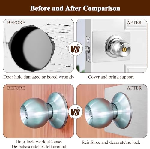 YHAOEN Door Reinforcement Plate Door Hole Fixes