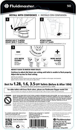 Water-Saving Toilet Flapper from Fluidmaster 502P21