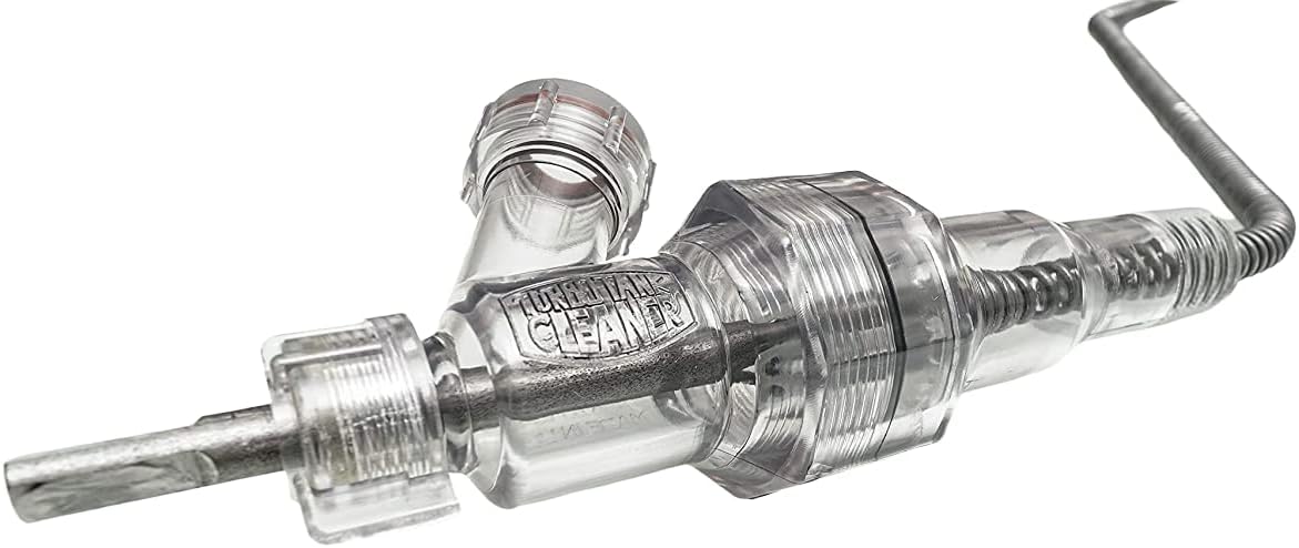 Remove Hard Water Sediment Extend Tank Life - Turbo Tank Cleaner for Gas Electric Water Heaters