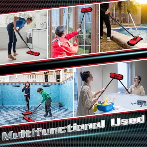 RIDE KINGS 2In1 Car Wash Brush Mop with Storage Bag