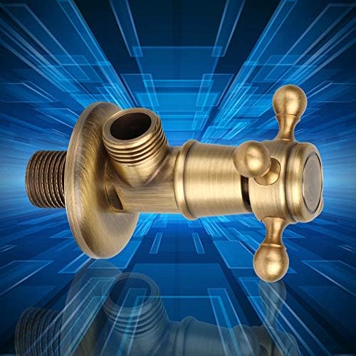 Sturdy Brass Triangle Valve for Bathroom Kitchen antique finish
