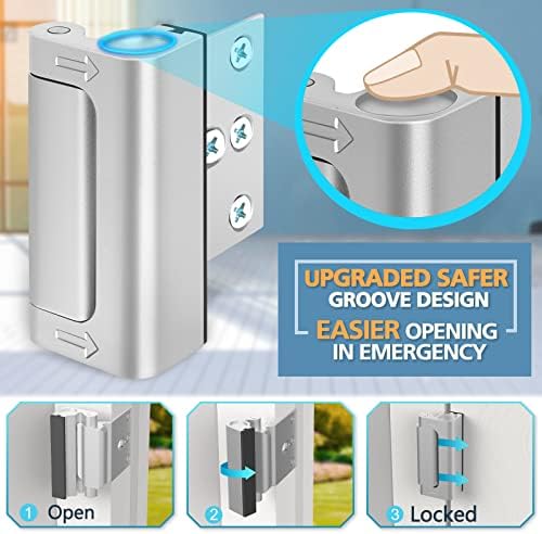 WINONLY Secure Door Lock - Sturdy Home Security with 800 lbs Capacity