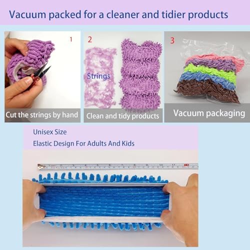 Keeytaa Mop Slippers 10 Pcs - Reusable and Washable