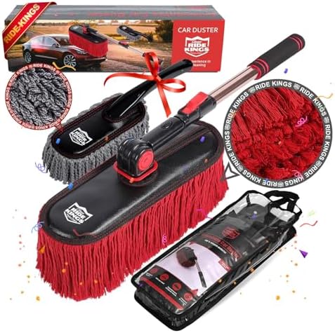 Car Duster with Extendable Telescoping Handle