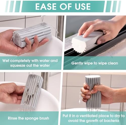 Natural Damp Dustering Sponge Reusable Cleaning Tool