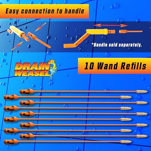 18-inch FlexiSnake Drain WeaselReusable Hair Clog Remover for Pipes Drains
