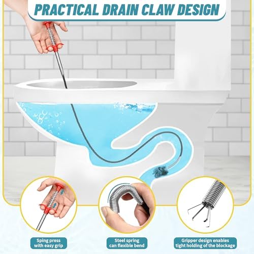 Essential Drain Clog Remover Complete Set of 9-Piece 355