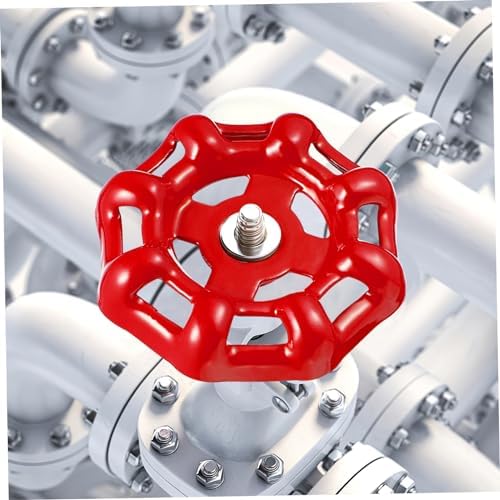 10-Piece Gate Valve Hand Wheel Set - Vemoon Sturdy Cast Iron Faucet Handle Decorations for Outdoor Use