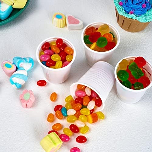 Securely Snap-Attach 500 Pack 3 oz Lilymicky Disposable Plastic Cups