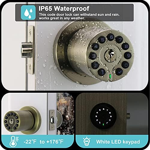 Compact Keypad Door Lock