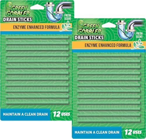 Green Gobbler Drain obliterated Fresh Scent 24 Sticks