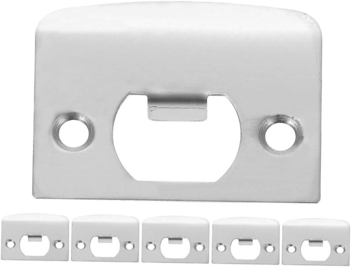 Outanaya 6Pcs Set Door Strike Plate for Garage Door Enhancing Door Security