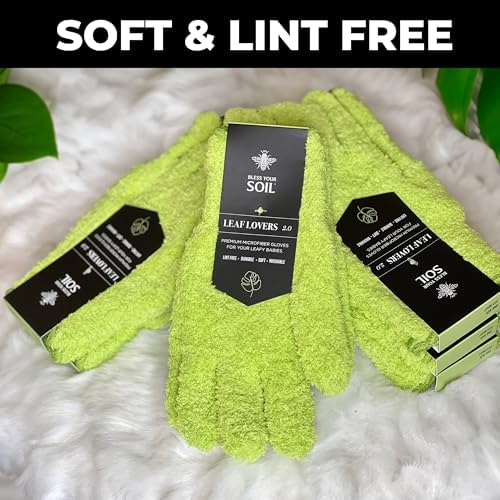 BLESS YOUR SOIL Microfiber Dusting Gloves