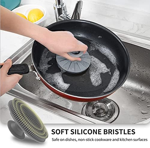 Silicone Kitchen Sponge Durable Non-Slip Eco-Friendly