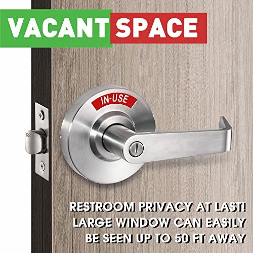 VACANTSPACE Professional Grade Bathroom Indicator Privacy Handle Lock