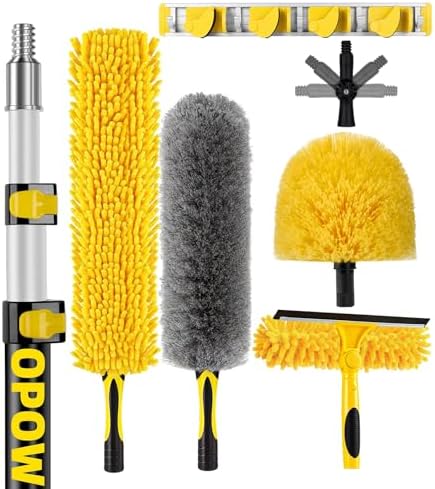 Powerful 20-Foot Ceiling Duster Kit
