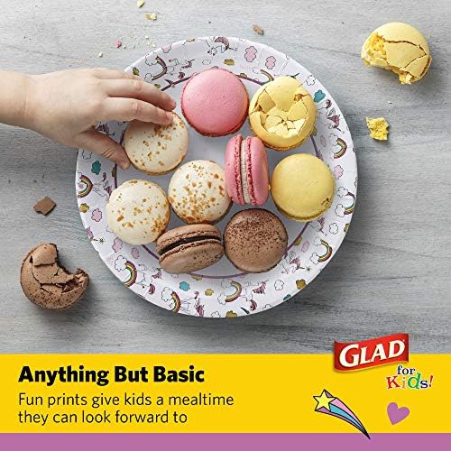 Glad for Kids Unicorn Party Plates