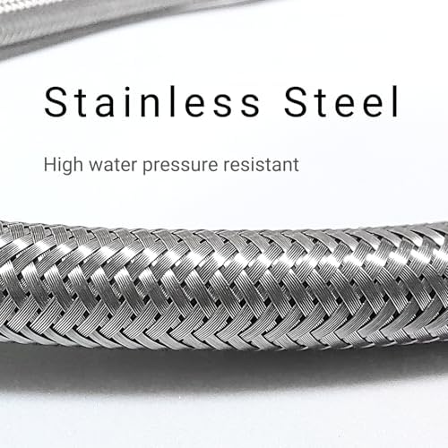 Quick-Connect 12-Inch V-Shape Faucet Hose for Bathroom
