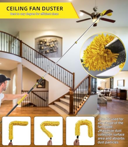 Powerful 20-Foot Ceiling Duster Kit