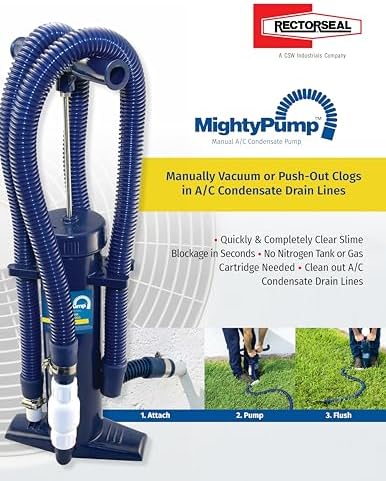Rectorseal 97795 Mighty AC Condensate Drain Line Pump