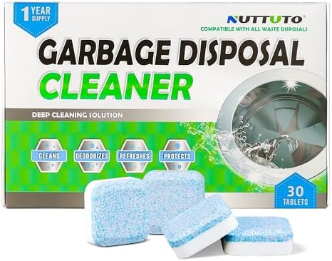 30 Pack rubbish disposal cleaning tablets for deep clean