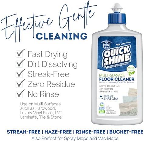 Quick Shine Rapid Clean Multi-Surface Spray mop with Reusable Pads Safe Floor Cleaner Durable Eco-Friendly