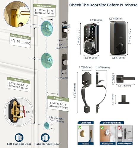 Smart Door Lock Set for Easy Security