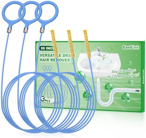 EastLink 50-Inch Sink Snake Drain Clog Remover