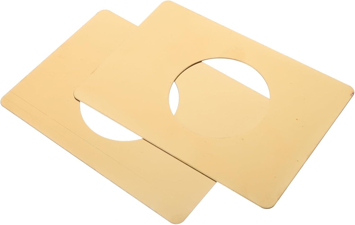 Stainless Steel Door Lock Covers 2-Pack strengthened door security at home