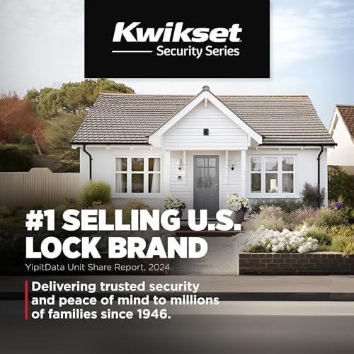 Kwikset Secure Keyed Entry Door Knob Satin Chrome