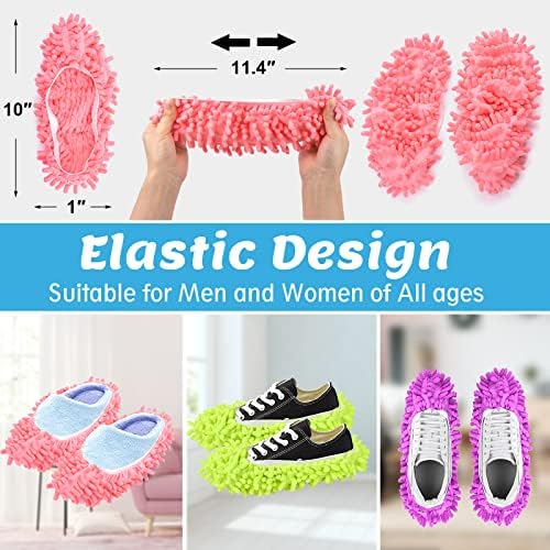5-Piece Soft Dust Mops for Family Use