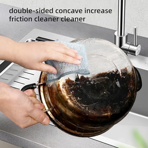 Multipurpose Wire Cleaning Cloth for Kitchen Metal Surfaces