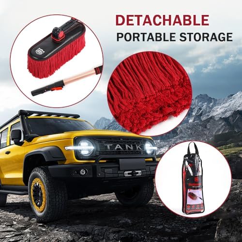Car Duster with Extendable Telescoping Handle