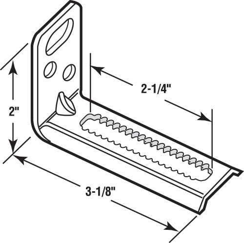Heavy-Duty Steel Bi-Fold Door Bracket