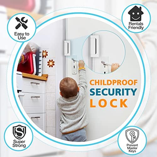WINONLY Door Lock for Front Kids Doors Secure Home Child Entry