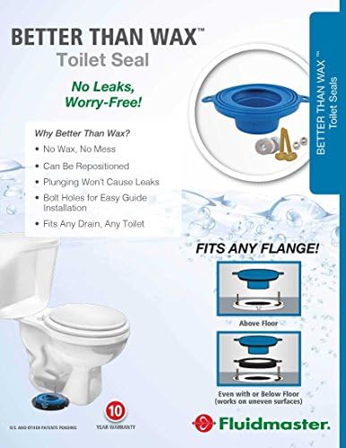 Fluidmaster 7530 Universal Better Than Wax Toilet Seal