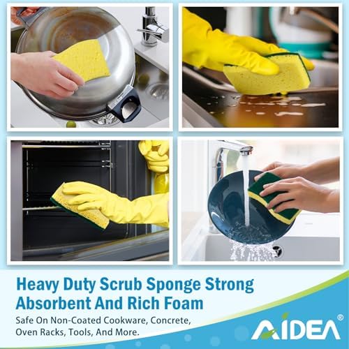 AIDEA 24-Piece Heavy Duty Kitchen Sponges