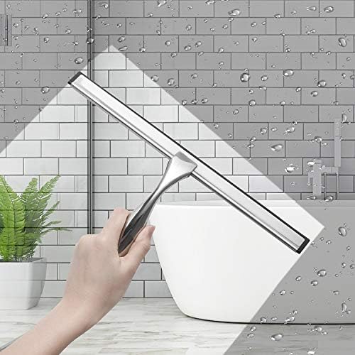 Simtive 10-Inch shower squeegee set - Clean shower glass doors in style