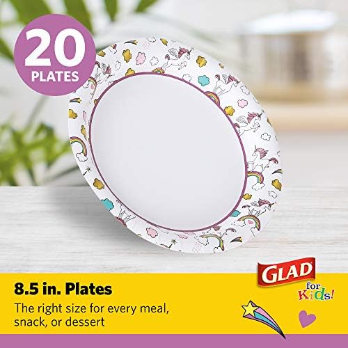 Glad for Kids Unicorn Party Plates