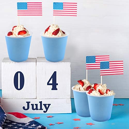 Turbo Bee 600 Pack 3 oz Disposable Cups Blue for HotCold Beverages Mouthwash