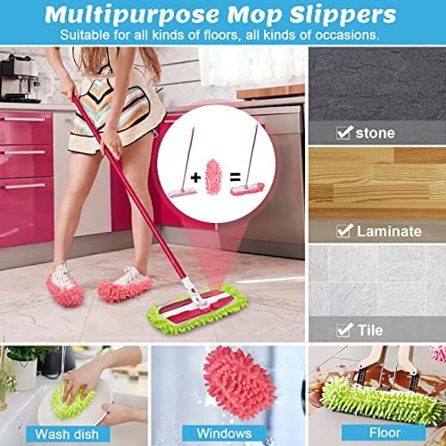 5-Piece Soft Dust Mops for Family Use