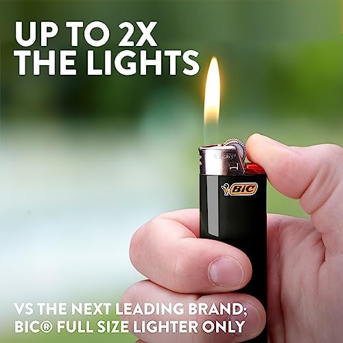 BIC Maxi Pocket Lighters Dependable 10-Pack with Assorted Colors