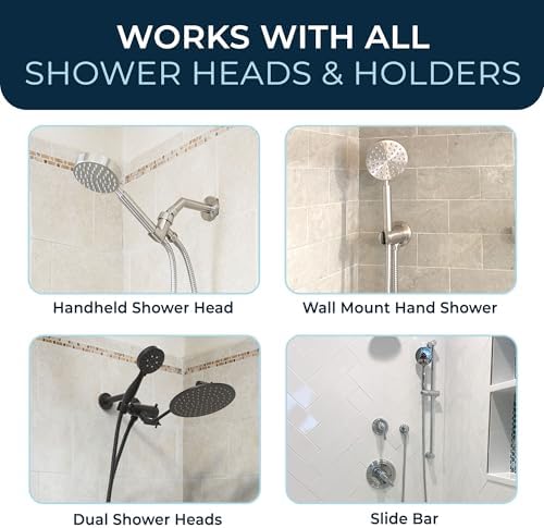 HammerHead Showers 72-Inch Metal Shower Hose for Handheld Showers