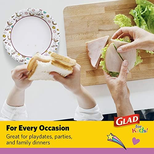 Glad for Kids Unicorn Party Plates