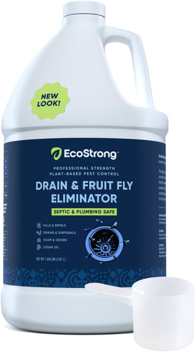 Eco Strong Fruit Fly Drain Treatment Natural Non-Toxic insect control for Drains