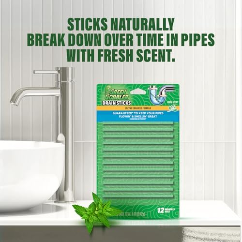 Green Gobbler Drain Cleaner and Deodorizer Original Formula 12-Pack
