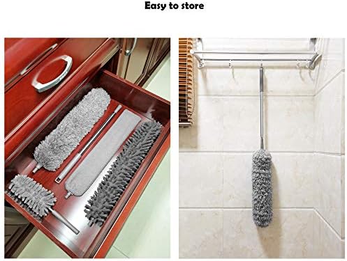 Adjustable Microfiber Duster Set For Daily Cleaning