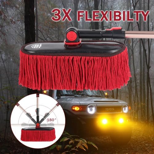Car Duster with Extendable Telescoping Handle