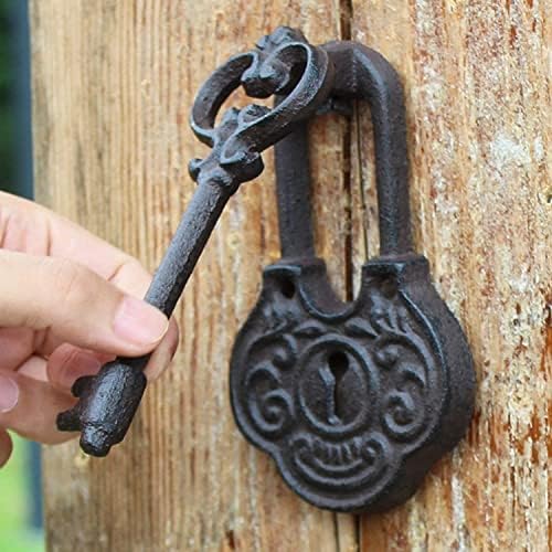 Ancient Rustic Door Knocker Hand Pull for Front Outdoor Doors